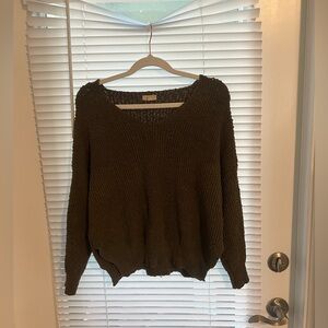 Olive Green Debut Sweater